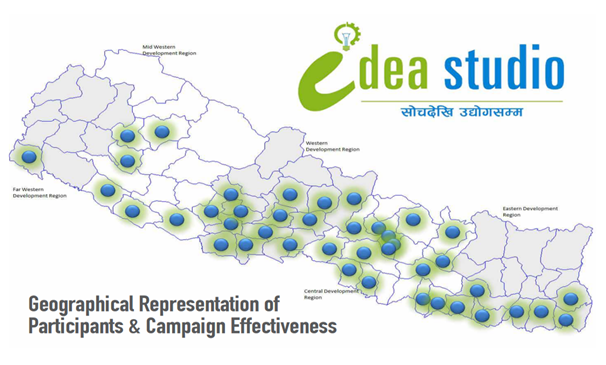 geographical representation idea studio participants and campaign effectiveness